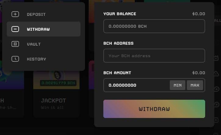 bch casino bonus