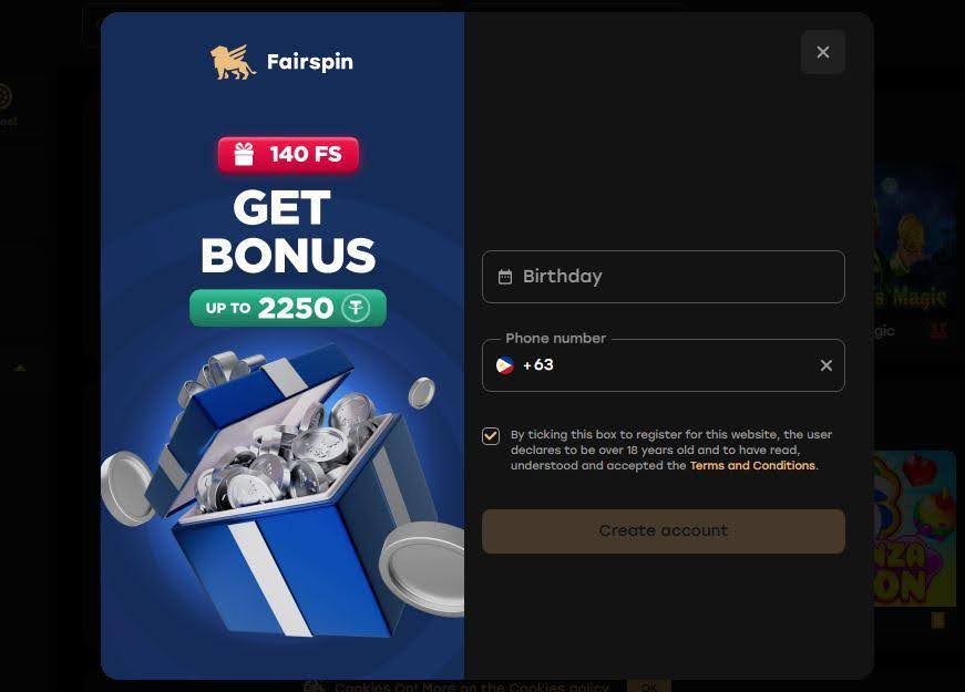fairspin bonuses