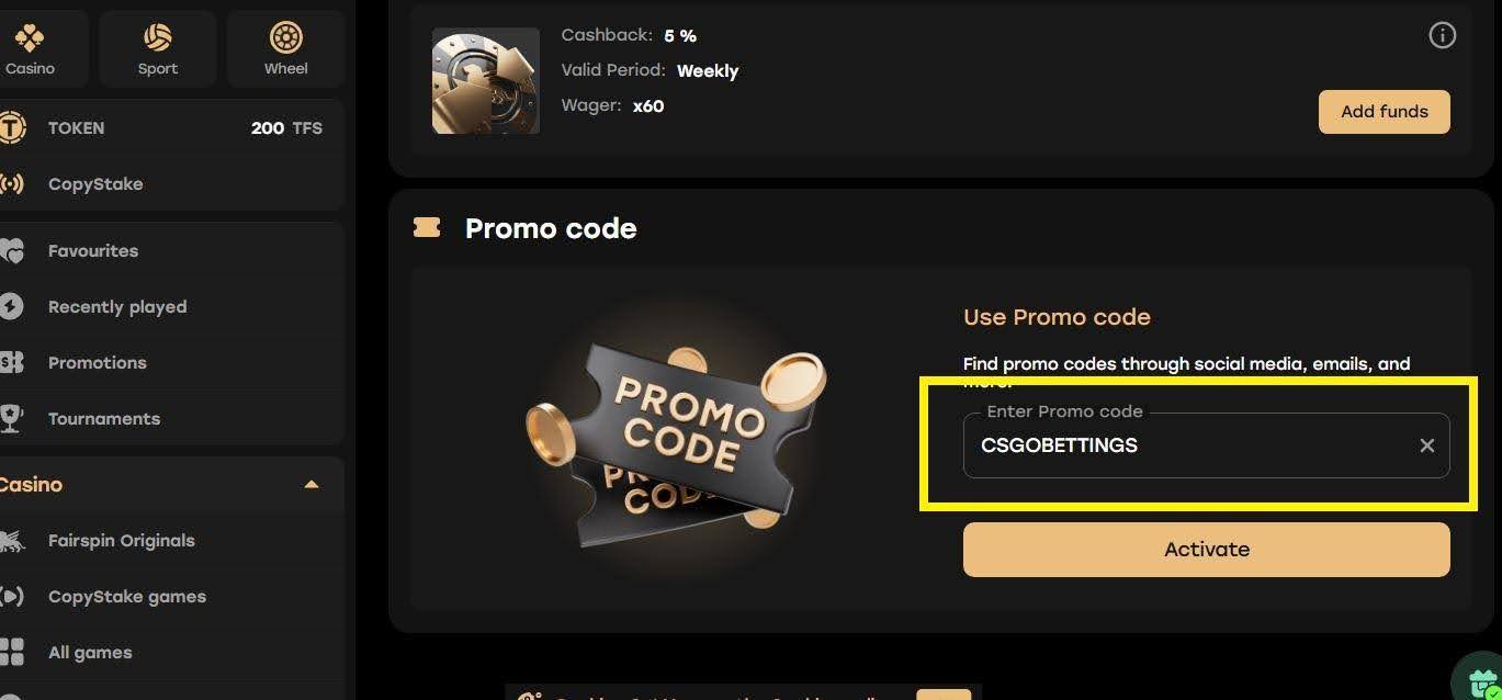 fairspin no deposit bonus