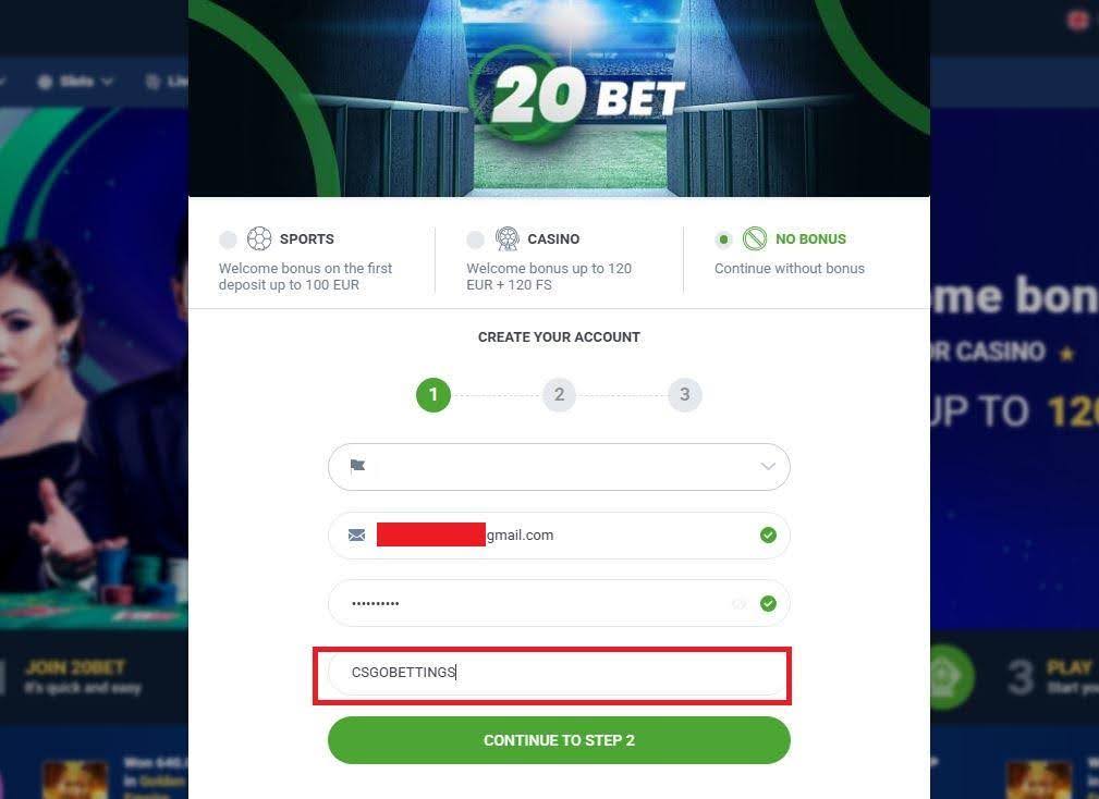 20bet casino no deposit bonus