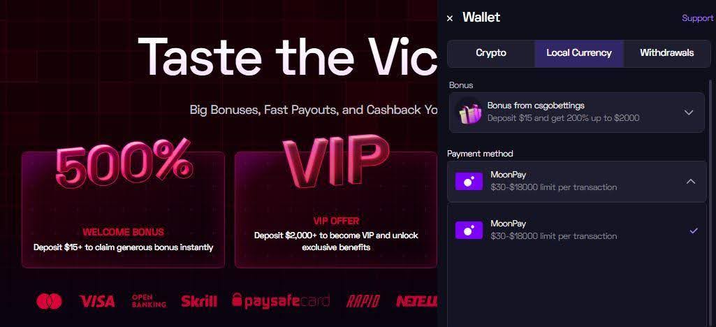 ybets casino bonus