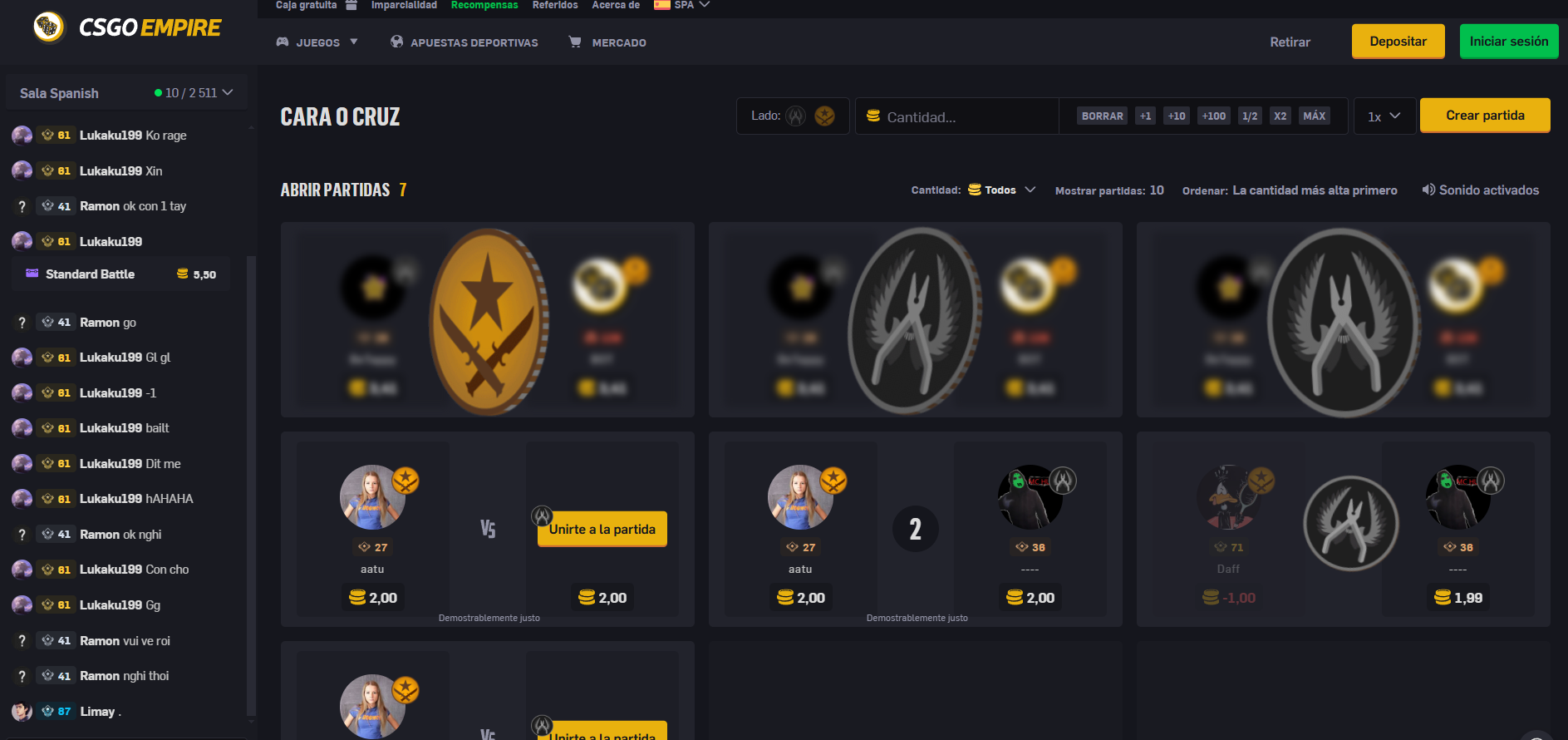 mejor sitio csgo coinflip