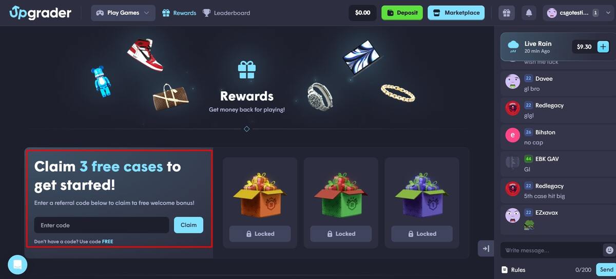 Upgrader.com promo code