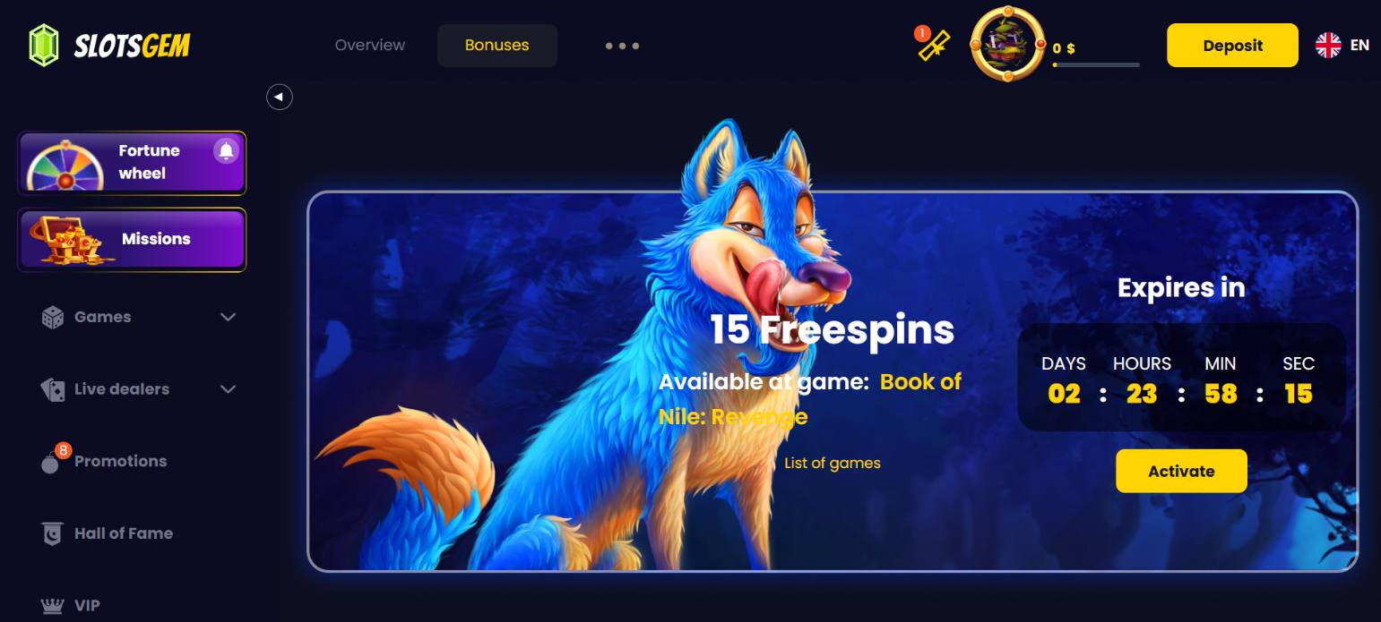 slotsgem promo code