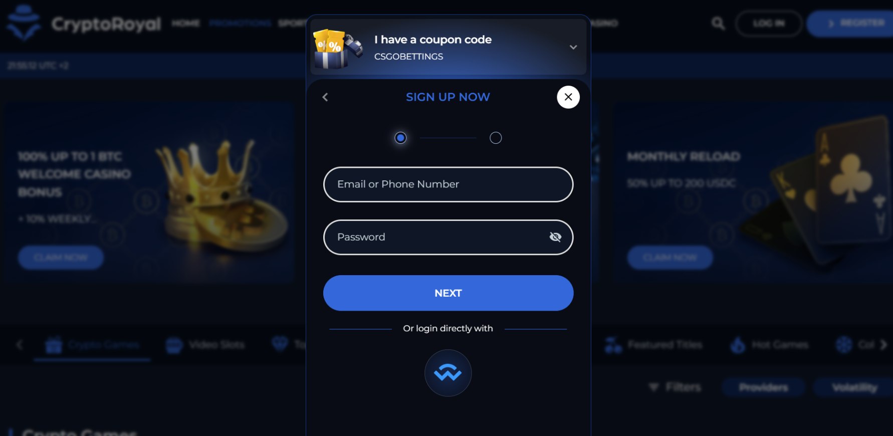 CryptoRoya bonus