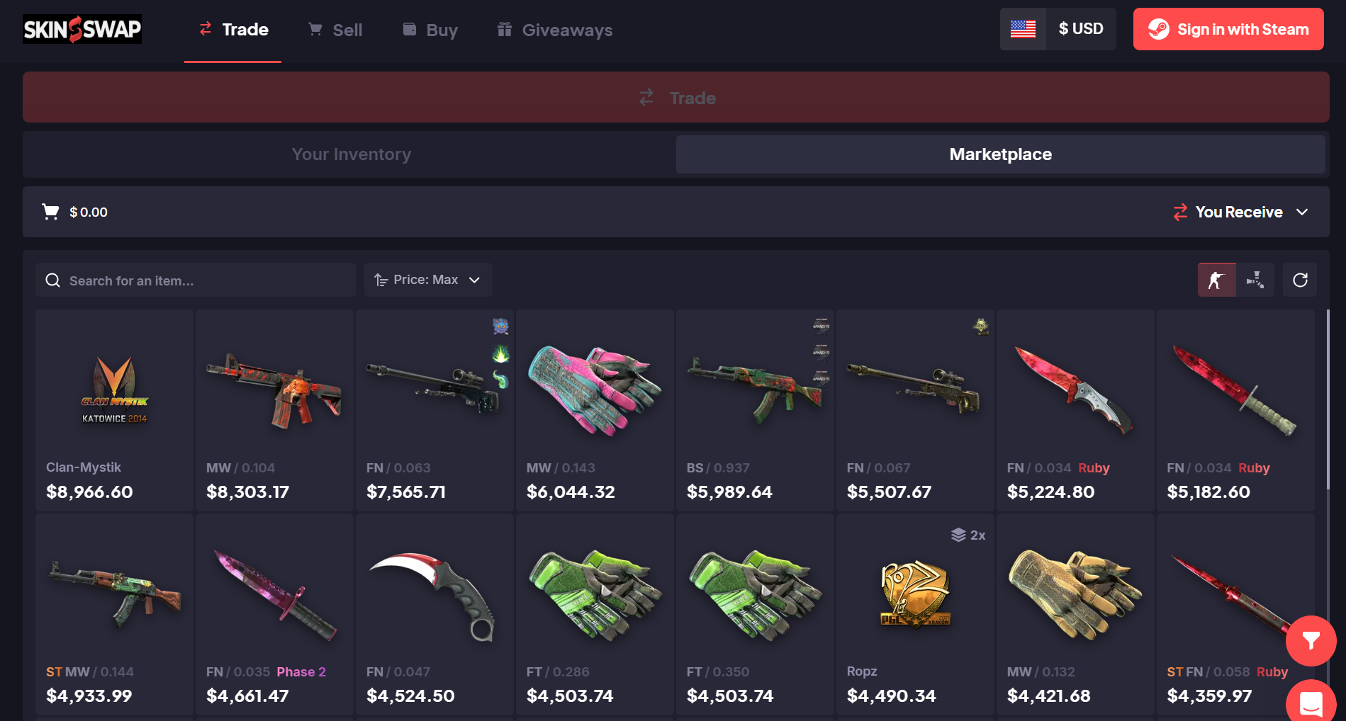 csgo skin swap sites