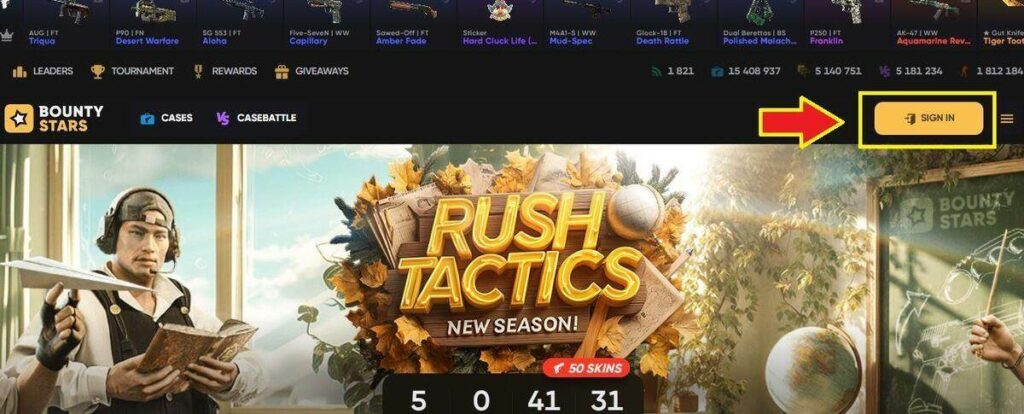 BountyStars bonus code activation