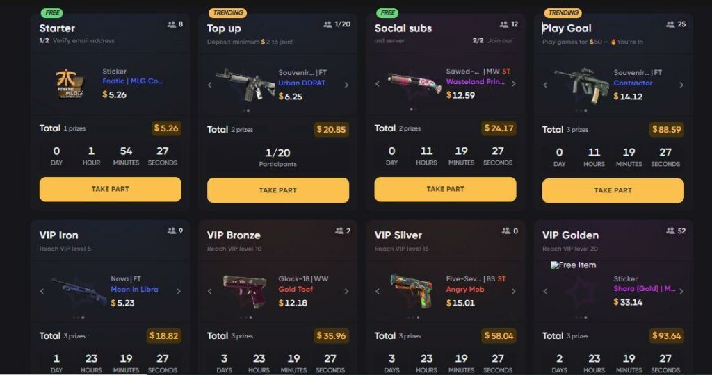 BountyStars case opening