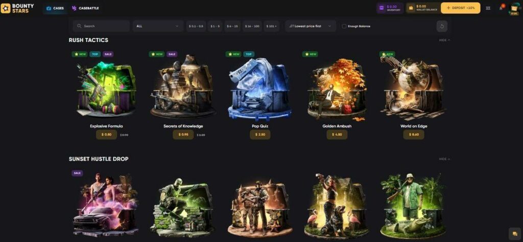 BountyStars cases