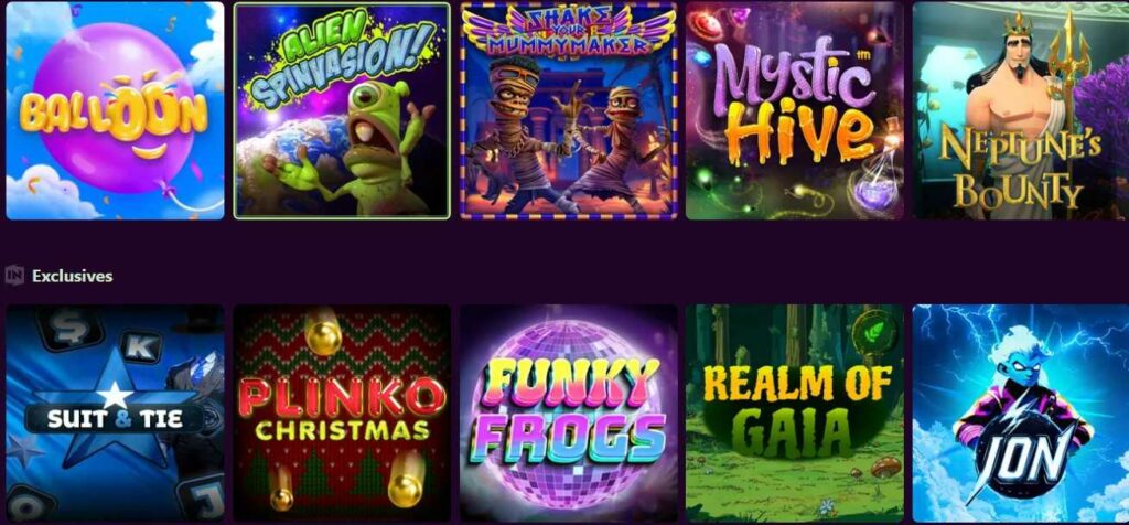 Avantgarde casino games