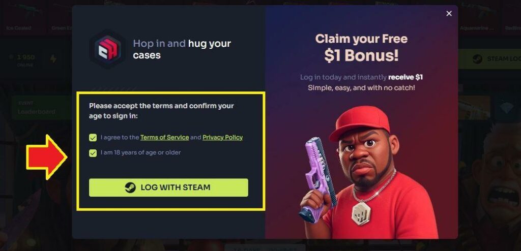 CaseHug-age-confirmation