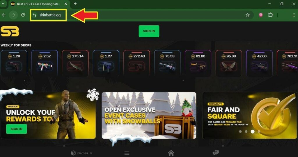 SkinBattle.gg promo code step by step guide