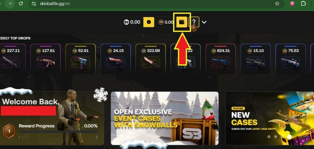 SkinBattle.gg wallet