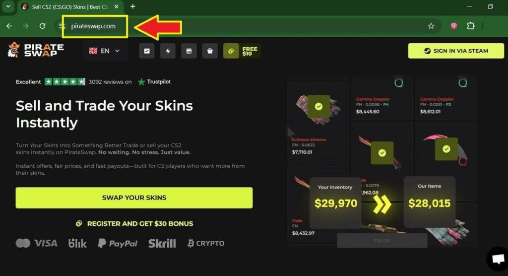 pirateswap How to Claim Bonus Code