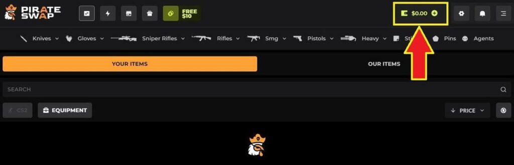 pirateswap promo code deposit