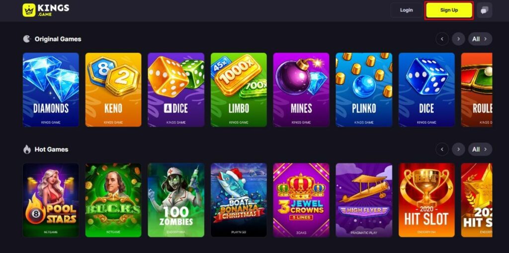 Kings Game promo code activation